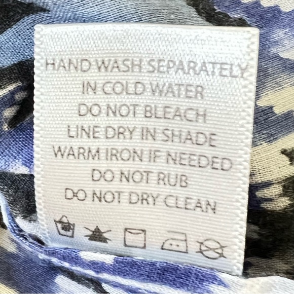 Roberta Roller Rabbit Ikat Tunic With Embroidery & Beaded Accents XS To … - Picture 9 of 11